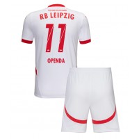 Maglie da calcio RB Leipzig Lois Openda #11 Prima Maglia Bambino 2024-25 Manica Corta (+ Pantaloni corti)